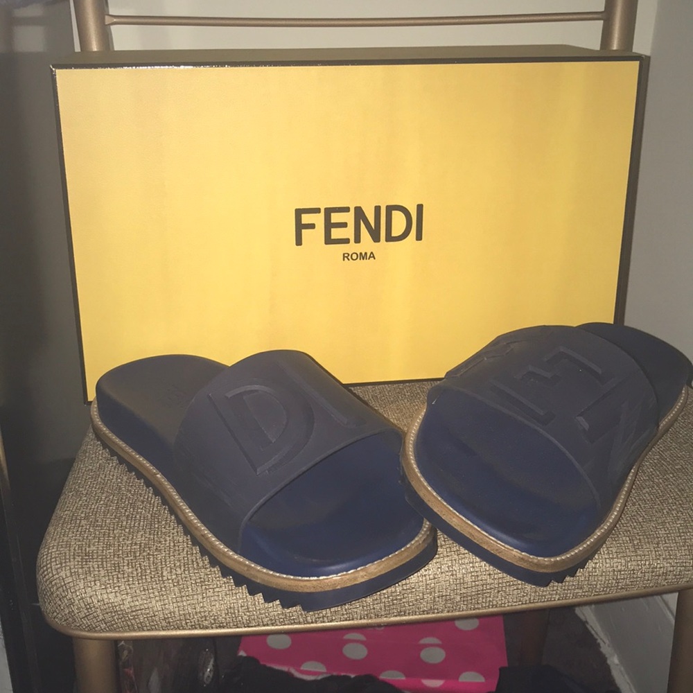 Fendi Rubber slides